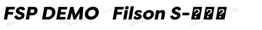 FSP DEMO   Filson S字体转换